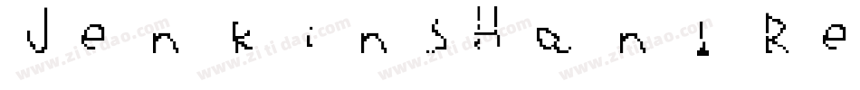 JenkinsHand Regular字体转换